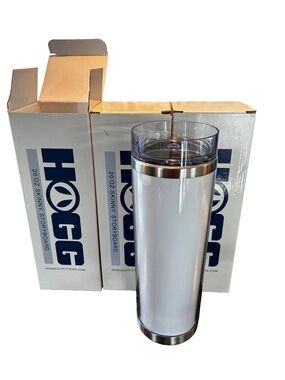 HOGG 20oz Skinny Storyboard Sublimation Blank Tumbler DIY Shaker Cup